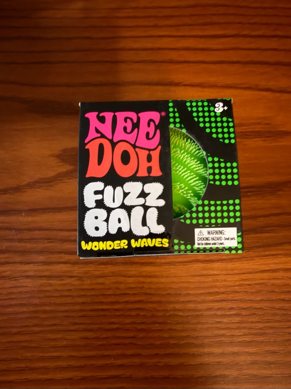 NeeDoh Fuzz Ball Wonder Waves - Green Squishy Sensory Fidget